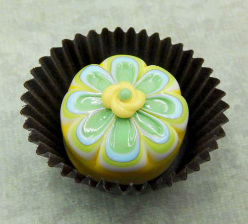 HG-033 Hulet Art Glass Choc Lemon, Mint, White Chocolate $46 at Hunter Wolff Gallery